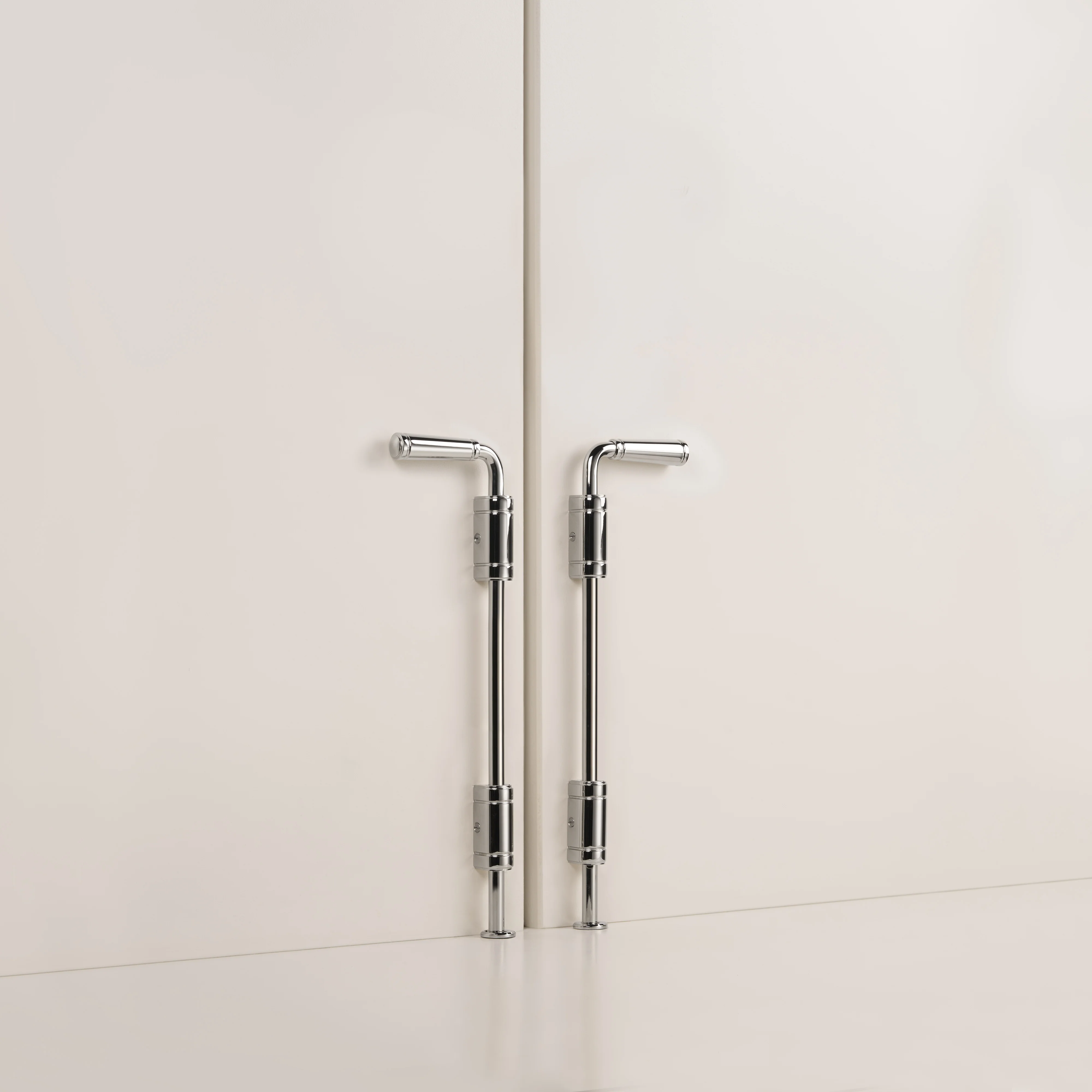 Polished nickel locks & latches